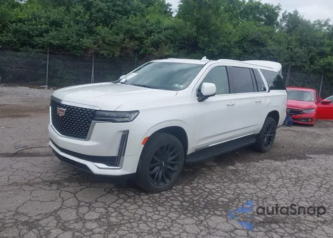 2022 Cadillac Escalade Esv 4Wd Premium Luxury из США, поврежденный, VIN 1GYS4KKL1NR131774